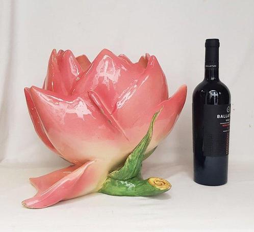Massier - Delphin Massier - Bloempot - Keramiek, Antiek en Kunst, Antiek | Glas en Kristal