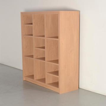 Officenow vakkenkast, eiken, 160 x 140 cm beschikbaar voor biedingen