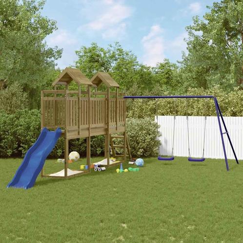 vidaXL Speelhuis geïmpregneerd grenenhout, Kinderen en Baby's, Speelgoed | Buiten | Speeltoestellen, Nieuw, Verzenden