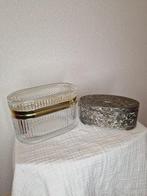 Sieraden doos - Sieradendoos (2) - Kristal, Verzilverd,