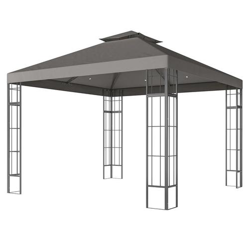 TRUUSK Paviljoen Met Dubbeldak, Ca. 3x3 M Waterafstotend Sta, Tuin en Terras, Partytenten, Nieuw, Verzenden