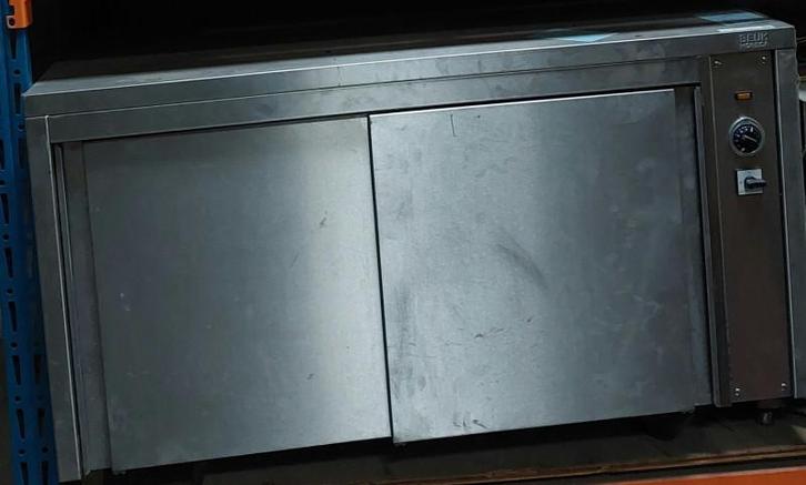 Occasion Roeder bordenwarmkast 140/70, RVS bovenblad, Zakelijke goederen, Horeca | Keukenapparatuur, Gebruikt, Koelen en Vriezen