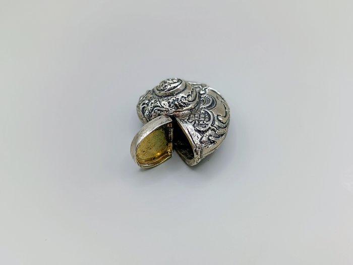Nautilus Shell - Doos - .800 zilver, Antiek en Kunst, Antiek | Goud en Zilver