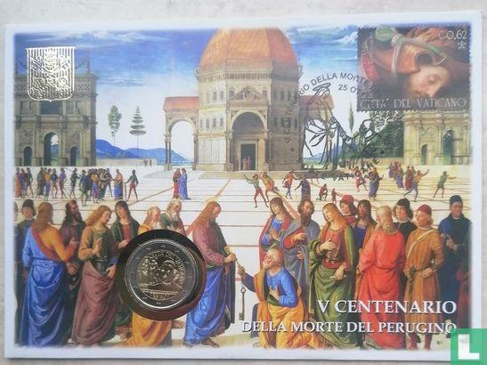 Vaticaan 2 euro 2023 (Numisbrief) 500e sterfdag van Piet..., Postzegels en Munten, Munten | Europa | Euromunten, Losse munt, 2 euro