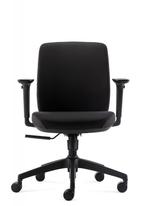 Black office chair, delivery within 1 day, Nieuw, Ergonomisch, Bureaustoel, Zwart