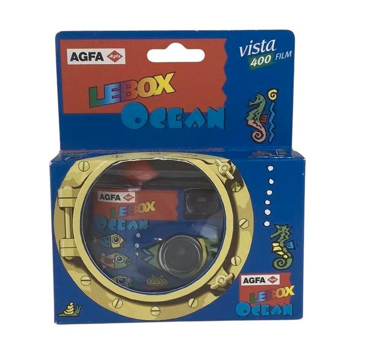 AGFA Lebox Ocean Wegwerpcamera met Vista 400 Film – Exp. 09/, Audio, Tv en Foto, Fotocamera's Analoog, Nieuw, Verzenden