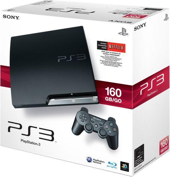 PlayStation 3 Slim 160GB-Zwart Boxed (PlayStation 3), Spelcomputers en Games, Spelcomputers | Sony PlayStation 3, Zo goed als nieuw