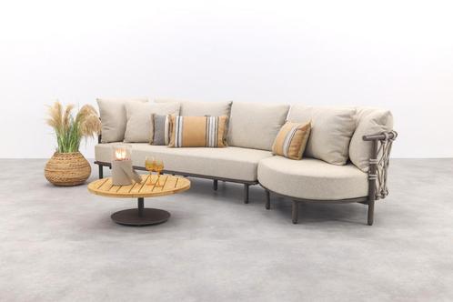 4 Seasons Ezra/Volta 4-zits loungeset - Latte/Terre, Tuin en Terras, Tuinsets en Loungesets, Loungeset, Nieuw, Hout, Verzenden