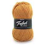 DROPS Fabel Uni Colour - 111 mosterdgeel - Wol Garen, Ophalen of Verzenden, Nieuw
