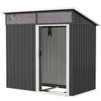 TRUUSK Metalen Tuinhuis 1,9m² - 195x122x182cm - Met Funderin, Verzenden, Nieuw