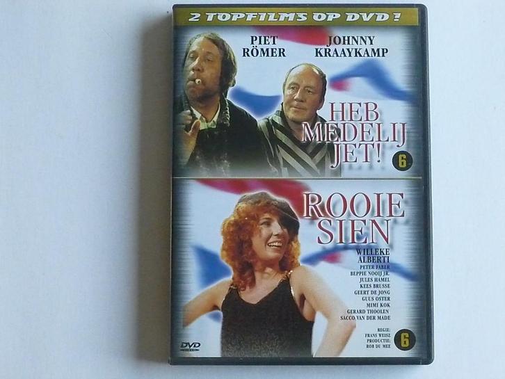 Heb Medelij Jet! + Rooie Sien (DVD), Cd's en Dvd's, Dvd's | Klassiekers, Zo goed als nieuw, Verzenden