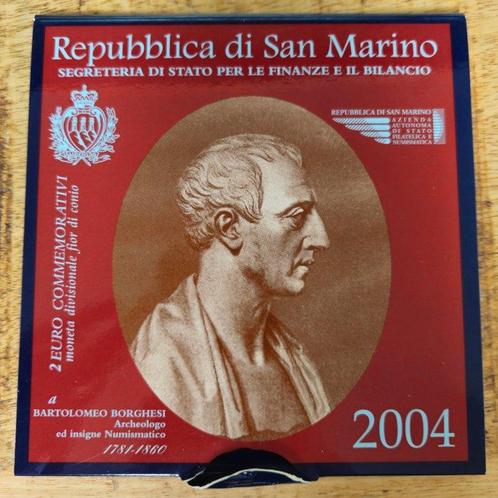 San Marino. 2 Euro 2004 Bartolomeo Borghesi  (Zonder, Postzegels en Munten, Munten | Europa | Euromunten