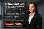 Verhuizen ontruimen ontruiming woning leegmaken afvoeren