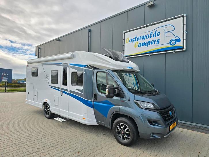 Knaus Live Wave 700 MEG 150pk AUTOMAAT Enkele Bedden Hefbed, Caravans en Kamperen, Campers, Cassettetoilet, ABS, Achteruitrijcamera