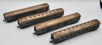 Minitrix N - WEATHERED - Modeltrein personenwagonset (4) -, Hobby en Vrije tijd, Modeltreinen | N-Spoor, Nieuw