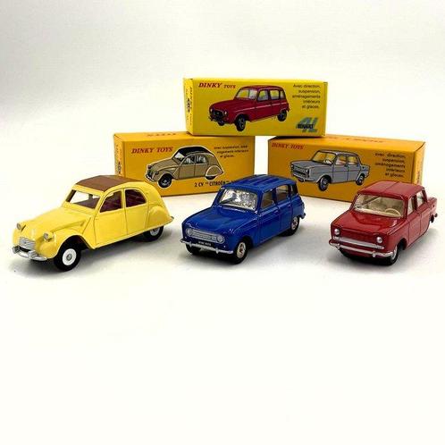 Atlas/Mattel - Dinky Toys 1:43 - Modelauto  (3) - 2CV, Hobby en Vrije tijd, Modelauto's | 1:5 tot 1:12