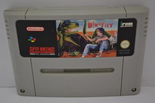 Dino City (SNES NOE), Spelcomputers en Games, Games | Nintendo Super NES, Zo goed als nieuw, Verzenden