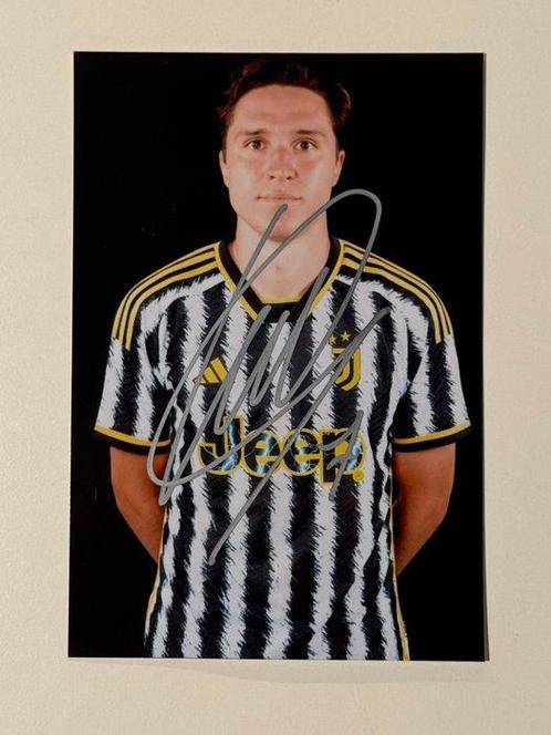 Juventus - Federico Chiesa - 2024 - Fankaart, Foto, Poster,, Verzamelen, Overige Verzamelen