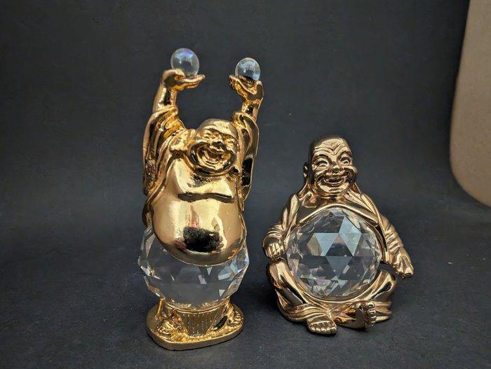Beeld, Swarovski Boeddhas - 7.2 cm - Kristal - 1980, Antiek en Kunst, Curiosa en Brocante