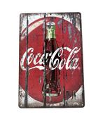 Metalen Wandbord - Coca Cola Vintage Bottle, Ophalen of Verzenden, Nieuw