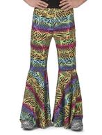 Neon Hippie Broek Met Dierenprint Man, Ophalen of Verzenden, Nieuw