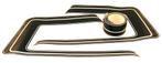 Volvo Striping set 142+144GT donker Volvo onderdeel 282754, Verzenden, Nieuw, Volvo