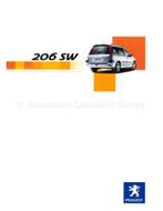2002 PEUGEOT 206 SW BROCHURE NEDERLANDS, Boeken, Auto's | Folders en Tijdschriften, Nieuw, Peugeot, Author