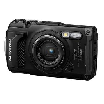 OM SYSTEM Tough TG-7 compact camera Zwart - Demomodel beschikbaar voor biedingen