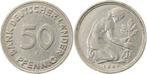Duitsland 50 Pfennig 1949 F Variante magnetisch sehr scho..., Verzenden