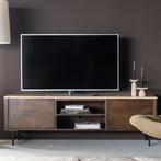 *WOONWINKEL* Eleonora Lio Tv-meubel Met Travertin Blad 170 C, Huis en Inrichting, Kasten | Televisiemeubels, Nieuw, Verzenden