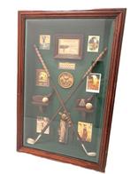 Vitrine - Hout, Glas - Golf Club, Antiek en Kunst, Curiosa en Brocante
