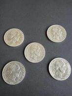 Nederland. Willem III. 1/2 Gulden 1857/1863, 4 stuks (Zonder, Postzegels en Munten, Munten | Nederland