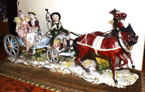 sculptuur, capodimonte fornili sparta - 18 cm - Porselein, Antiek en Kunst, Antiek | Glas en Kristal