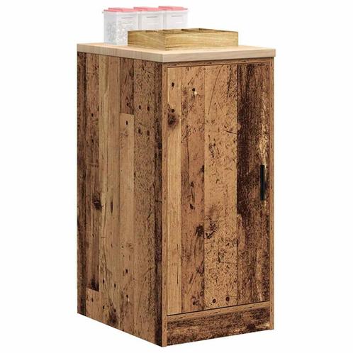 vidaXL Garagekast 40x51x85 cm massief grenenhout oud hout, Huis en Inrichting, Kasten | Stellingkasten, Nieuw, Verzenden