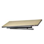 Inklapbare werkbank 120 cm met houten werkblad - grijs, Ophalen of Verzenden, Nieuw