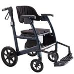 2-in-1 Rolstoel én rollator - Triumph Prestige - Mid. Blue, Ophalen of Verzenden, Inklapbaar, Nieuw, Duwrolstoel