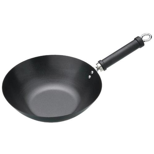 Wokpan met platte bodem | 30,5x12(h)cm Kitchen Craft, Zakelijke goederen, Horeca | Keukenapparatuur, Nieuw in verpakking, Verzenden