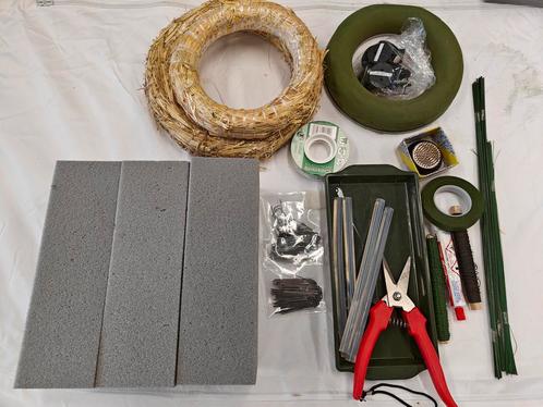 Kerstpakket hobby en bloemschikken basis 57.50 startpakket, Hobby en Vrije tijd, Knutselen, Nieuw, Ophalen of Verzenden
