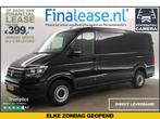 Volkswagen Crafter 2.0 TDI L3H2 140PK 3000KG Trekgw. €399pm, Auto's, Volkswagen, Zwart, Nieuw, Lease