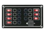 AAA Schakelpaneel 7 schakelaars + USB aansluiting, Ophalen of Verzenden, Nieuw