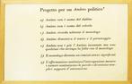 Vincenzo Agnetti (1926-1981) - Progetto per un Amleto