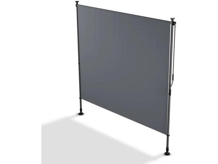 Juskys Verticale Zonnescherm Barbados - 200x310 cm - Grijs, Huis en Inrichting, Overige Huis en Inrichting, Nieuw, Verzenden