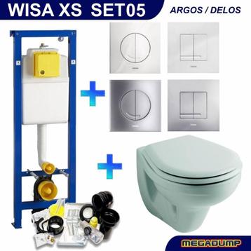 XS Toiletset 05 Sphinx Econ 2 met Argos/Delos drukplaat