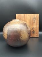 Vaas - Keramiek - Japan - Authentiek Bizen-aardewerk (Zonder, Antiek en Kunst