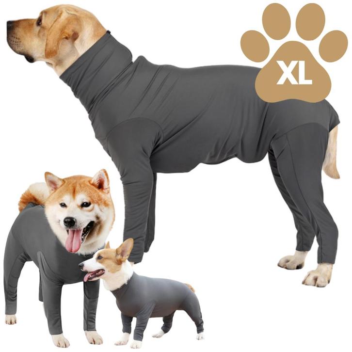 Medisch Bodysuit - Operatie jumpsuit Grijs - Operatiepak..., Dieren en Toebehoren, Hondenkleding, Hondentrainingspak, Nieuw, Ophalen of Verzenden