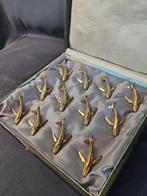 Messensteun (12) - Verguld brons, Antiek en Kunst