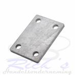 Stroppenplaat / klemplaat 33 x 103 mm 4 gaats, Doe-het-zelf en Verbouw, Ophalen of Verzenden, Nieuw