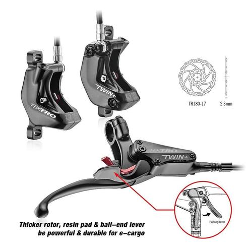 Tektro Hydraulische Schijfrem HD-E745 - Rechts/Links, Fietsen en Brommers, Fietsonderdelen, Algemeen, Nieuw, Overige typen, Ophalen of Verzenden