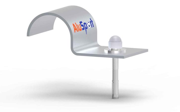 Voetbaldoel verankering klemplaat met keilbout (60/61), Sport en Fitness, Voetbal, Overige typen, Nieuw, Ophalen of Verzenden