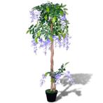 vidaXL Kunstplant blauwe regen met pot 120 cm, Huis en Inrichting, Woonaccessoires | Kunstplanten en Kunstbloemen, Verzenden, Nieuw